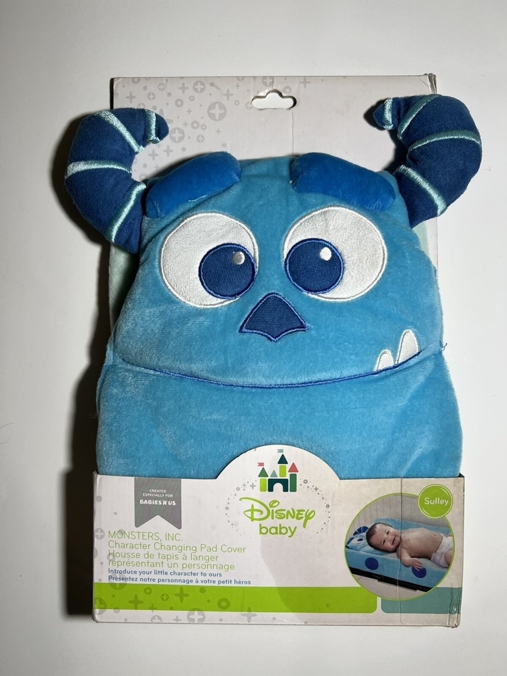 Disney Baby Sulley Blue Plush Character Changing Pad Cover 039